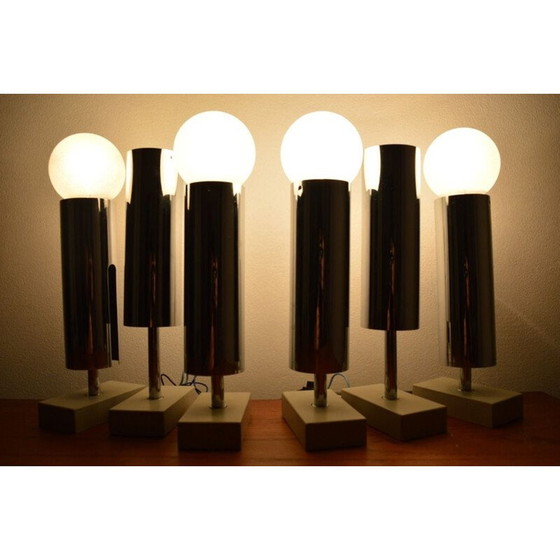 Image 1 of Set of 6 vintage wall lamps by Motoko Ishii