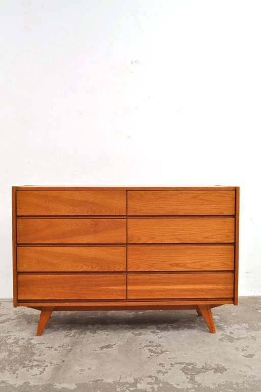 Mid - Century Chest of Drawers / Dresser U-453 1960s