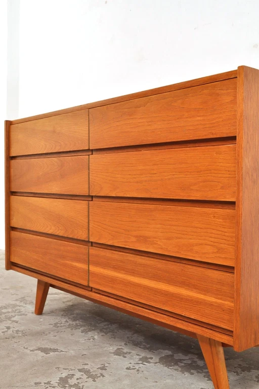 Mid - Century Chest of Drawers / Dresser U-453 1960s