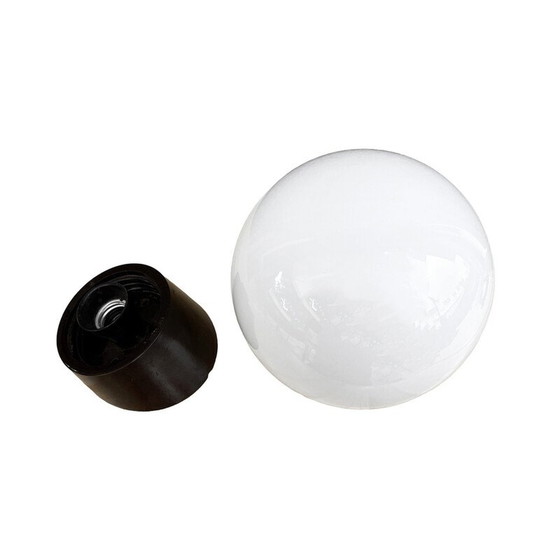 Image 1 of Vintage glass and bakelite wall lamp for Elektrosvit Nové Zámky, Czechoslovakia 1960
