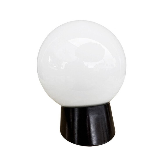 Image 1 of Vintage glass and bakelite wall lamp for Elektrosvit Nové Zámky, Czechoslovakia 1960