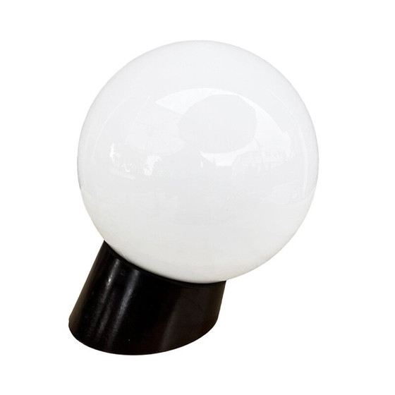 Image 1 of Vintage glass and bakelite wall lamp for Elektrosvit Nové Zámky, Czechoslovakia 1960