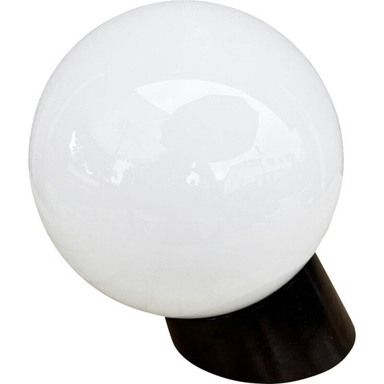 Image 1 of Vintage glass and bakelite wall lamp for Elektrosvit Nové Zámky, Czechoslovakia 1960