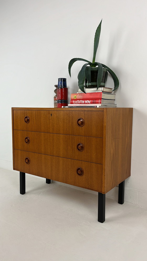 Image 1 of SMI swedish furniture industry association teak veneer chest of drawers