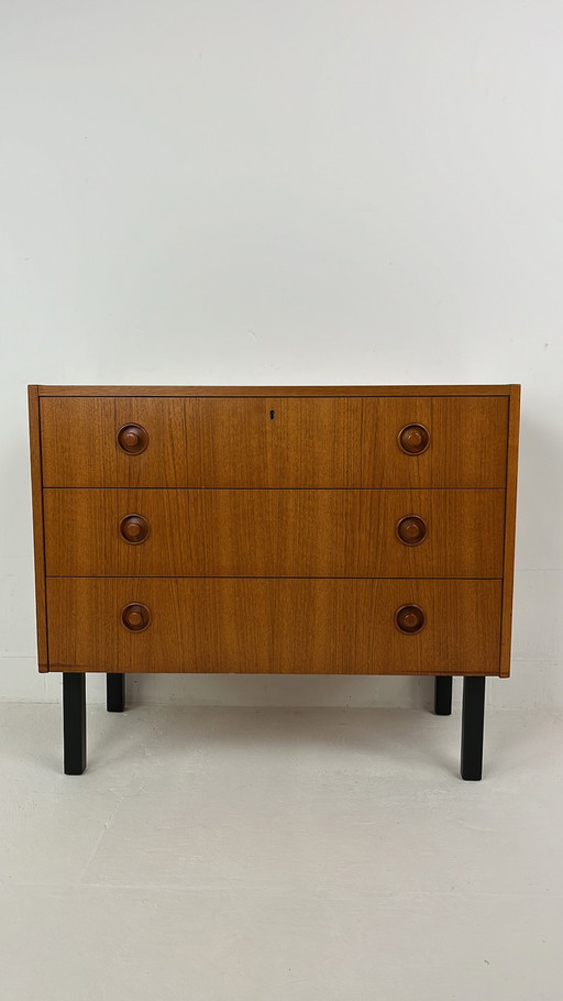 SMI swedish furniture industry association teak veneer chest of drawers