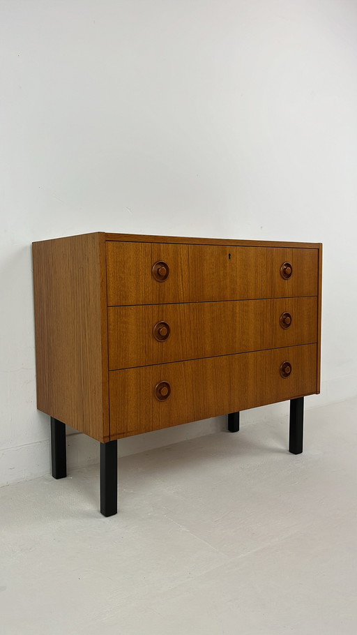 SMI swedish furniture industry association teak veneer chest of drawers