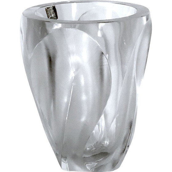Image 1 of Vintage crystal vase by Lalique, 1960