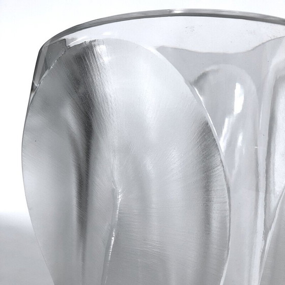 Image 1 of Vintage crystal vase by Lalique, 1960
