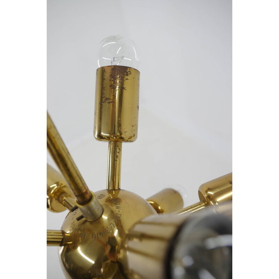 Image 1 of Vintage 9-flame Sputnik chandelier for Drukov, 1970