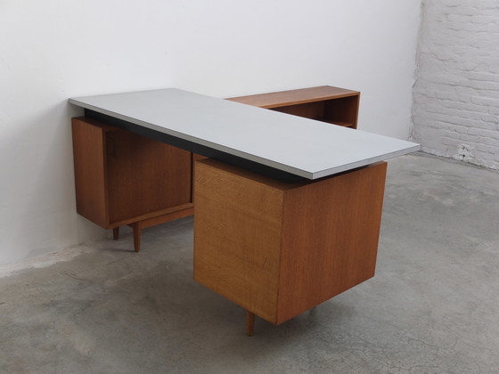 Image 1 of Van Den Berghe-Pauvers Desk with Sideboard by Jos De Mey