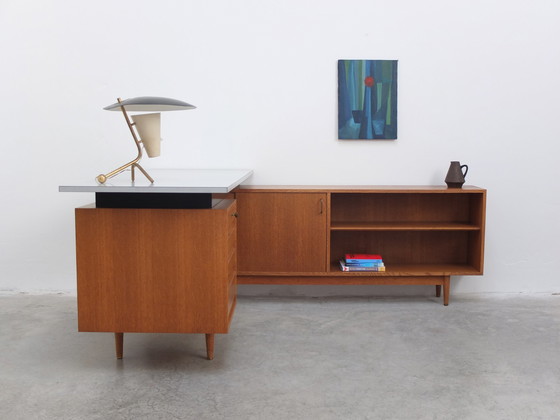 Image 1 of Van Den Berghe-Pauvers Desk with Sideboard by Jos De Mey