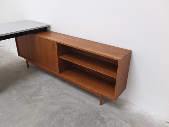 Image 1 of Van Den Berghe-Pauvers Desk with Sideboard by Jos De Mey