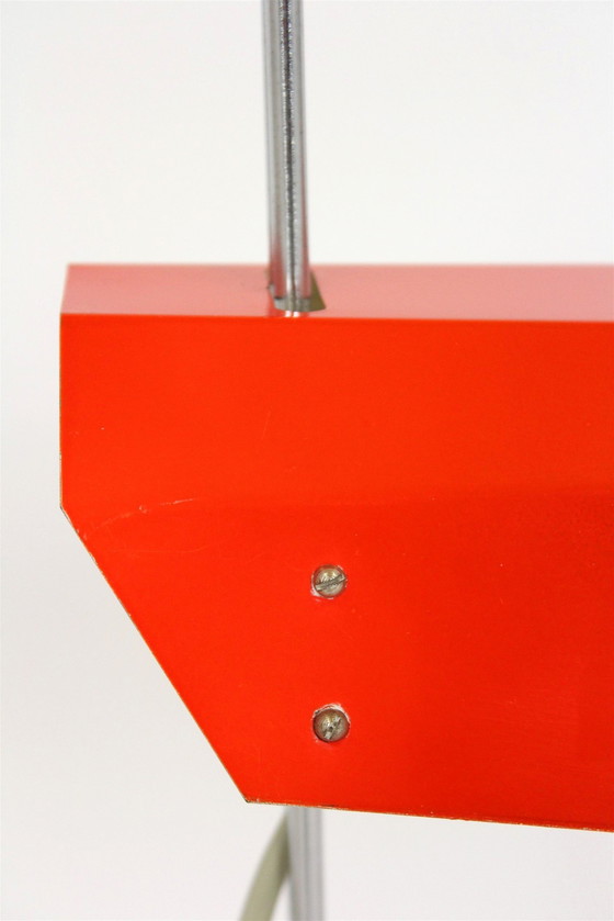 Image 1 of Red Table Lamp By Josef Hurka For Lidokov, 1970S