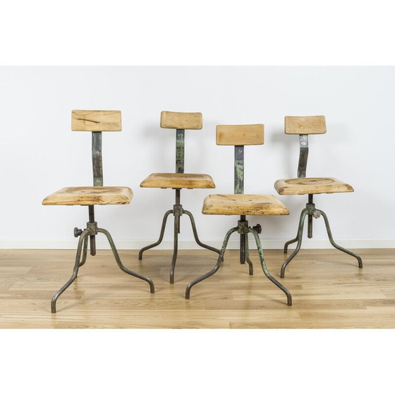 Image 1 of Sedia da fabbrica industriale vintage anni '30