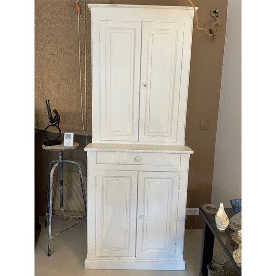 Image 1 of Vintage Parisian highboard with two bodies