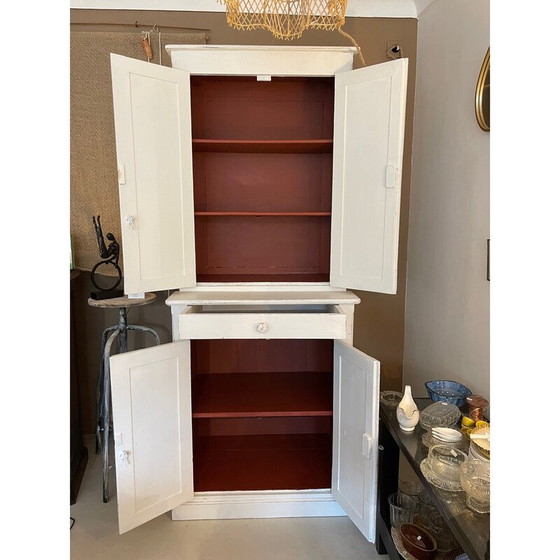 Image 1 of Vintage Parisian highboard with two bodies