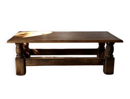 Vintage Solid Oak Coffee Table