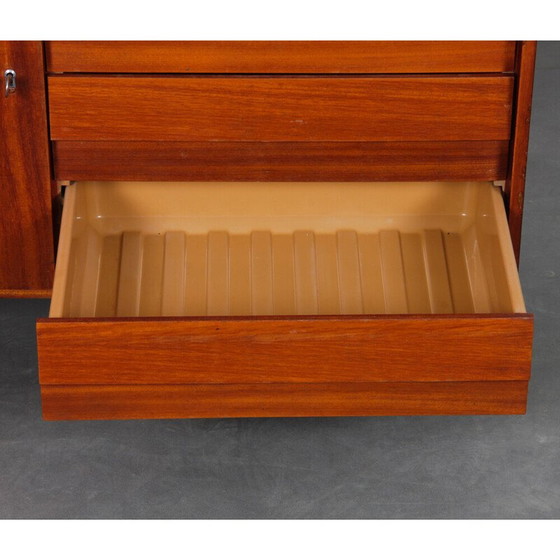 Image 1 of Vintage mahogany model U-458 chest of drawers by Jiri Jiroutek for Interier Praha, Czechoslovakia 1960