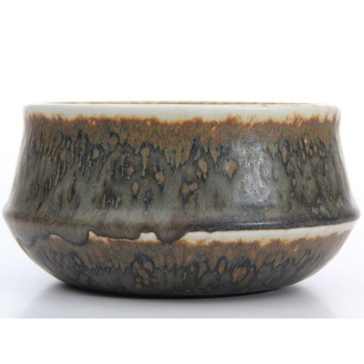 Scandinavian vintage round ceramic bowl, CEO model, 1950