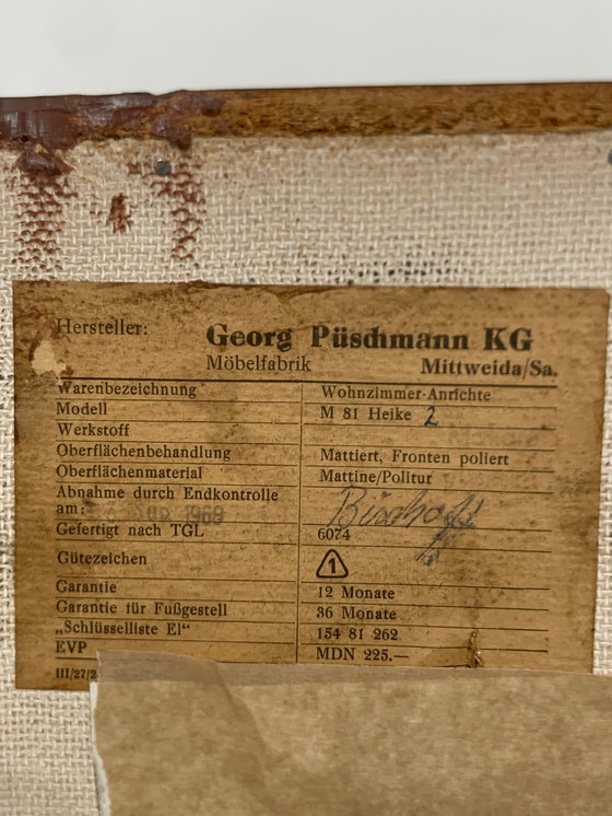 Image 1 of Cassettiera e credenza vintage di metà secolo