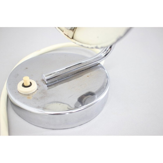 Image 1 of Vintage aluminium table lamp,Czechoslovakia 1930s