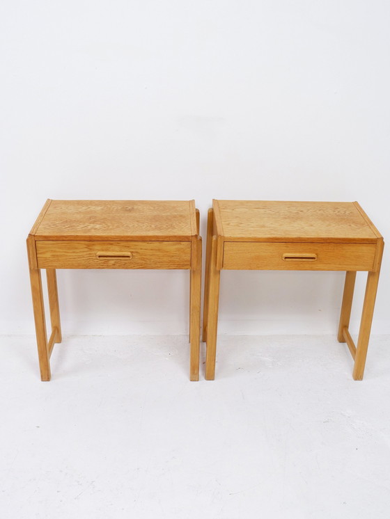 Image 1 of Set Of 2 Swedish Nightstands, 1960s