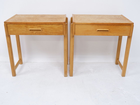 Image 1 of Set Of 2 Swedish Nightstands, 1960s