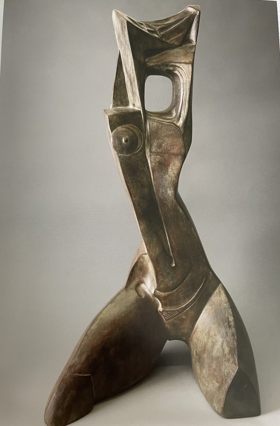 Image 1 of Bronze " Nudo Geometrico " Claudio Nicoli