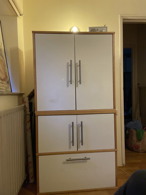 2 Ikea Cabinets For Office Stuff Or Bookcase