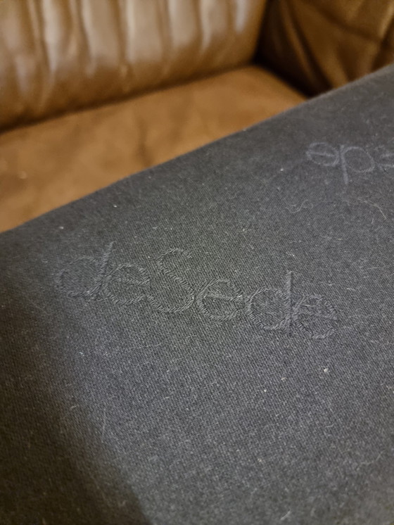 Image 1 of De Sede DS 76 leather sofa brown two seater couch