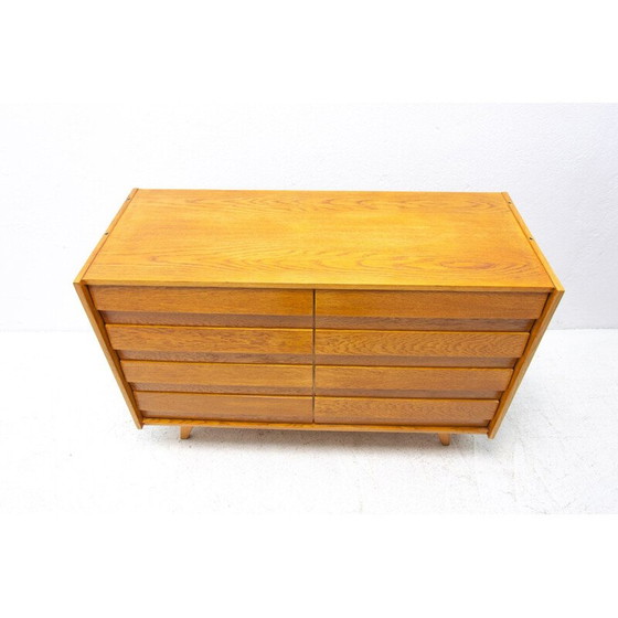Image 1 of Vintage oak chest of drawers n U-453 by Jiri Jiroutek for Interiér Praha, Czechoslovakia 1960