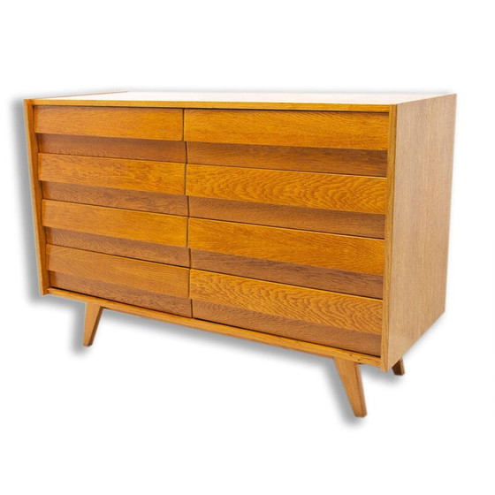 Image 1 of Vintage oak chest of drawers n U-453 by Jiri Jiroutek for Interiér Praha, Czechoslovakia 1960