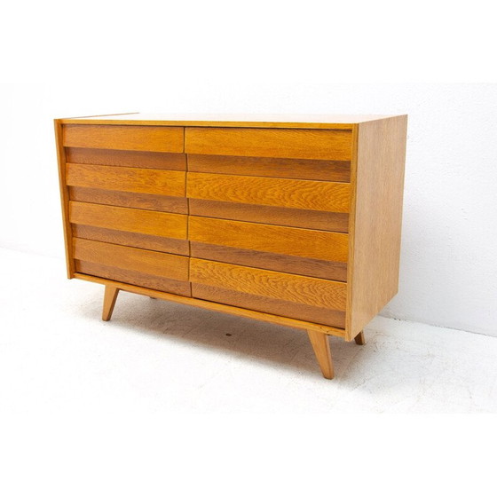 Image 1 of Vintage oak chest of drawers n U-453 by Jiri Jiroutek for Interiér Praha, Czechoslovakia 1960