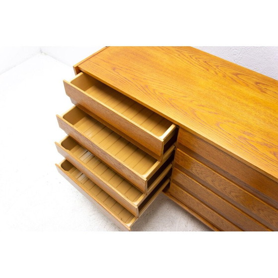 Image 1 of Vintage oak chest of drawers n U-453 by Jiri Jiroutek for Interiér Praha, Czechoslovakia 1960