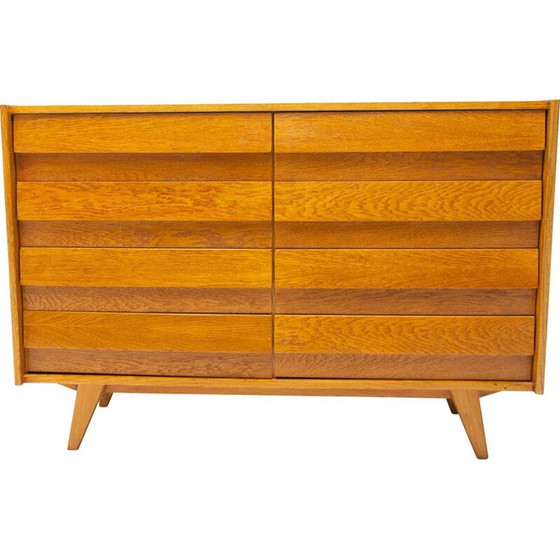 Image 1 of Vintage oak chest of drawers n U-453 by Jiri Jiroutek for Interiér Praha, Czechoslovakia 1960