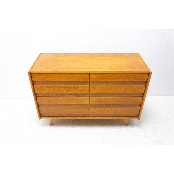 Image 1 of Vintage oak chest of drawers n U-453 by Jiri Jiroutek for Interiér Praha, Czechoslovakia 1960