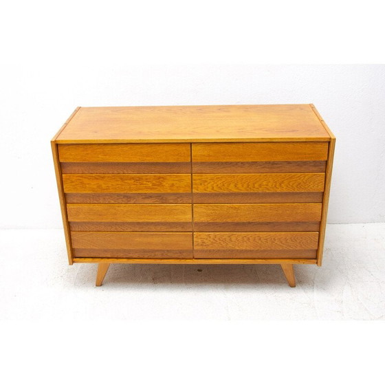 Image 1 of Vintage oak chest of drawers n U-453 by Jiri Jiroutek for Interiér Praha, Czechoslovakia 1960