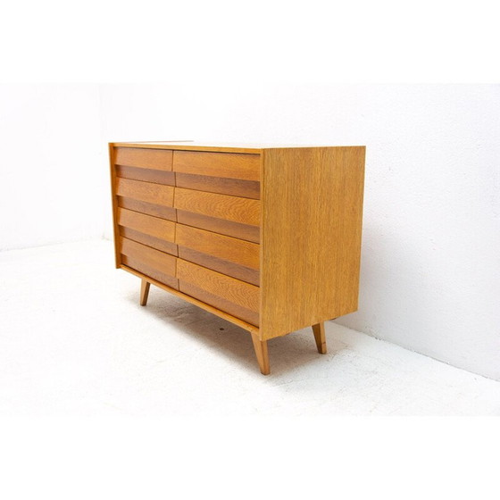 Image 1 of Vintage oak chest of drawers n U-453 by Jiri Jiroutek for Interiér Praha, Czechoslovakia 1960