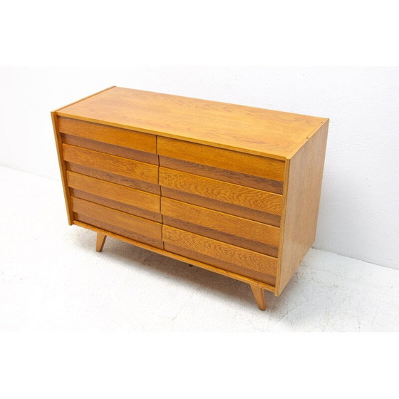 Image 1 of Vintage oak chest of drawers n U-453 by Jiri Jiroutek for Interiér Praha, Czechoslovakia 1960