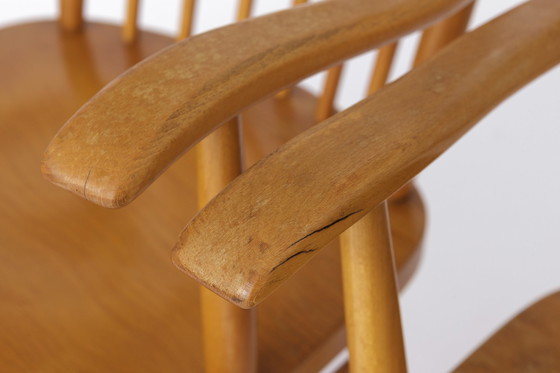 Image 1 of Pair Lübke Chairs 1950s Vintage Germany