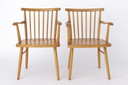 Paire de chaises Lübke 1950s Vintage Allemagne