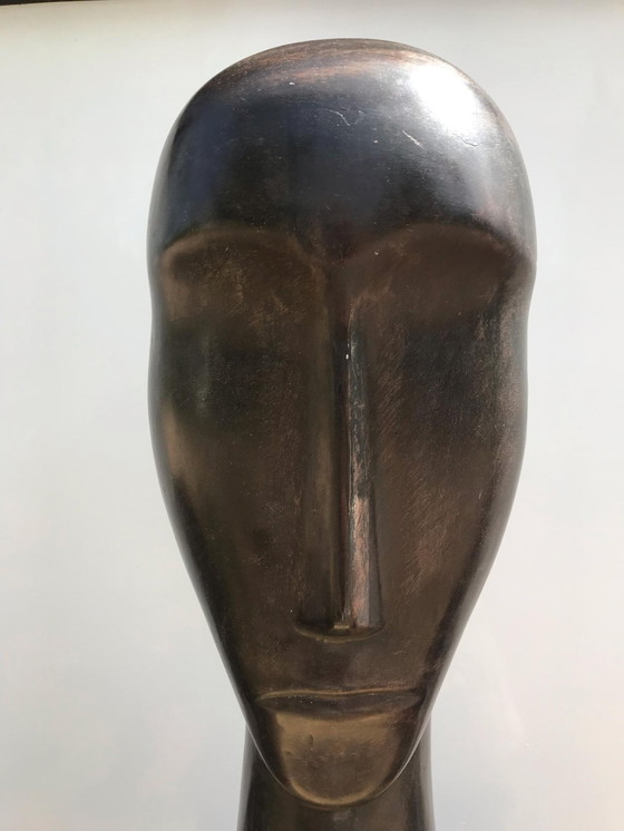 Image 1 of Modigliani style sculpture 60s