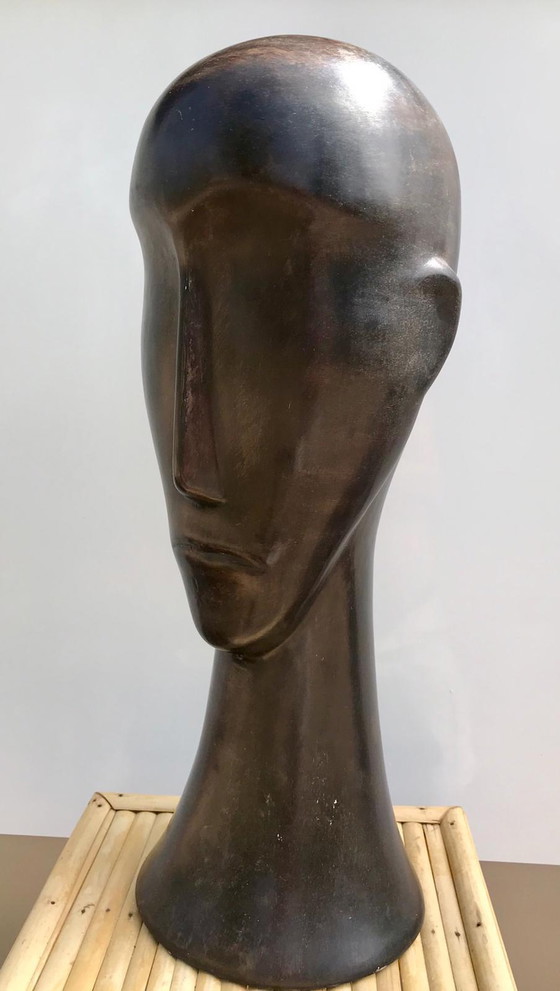 Image 1 of Modigliani style sculpture 60s