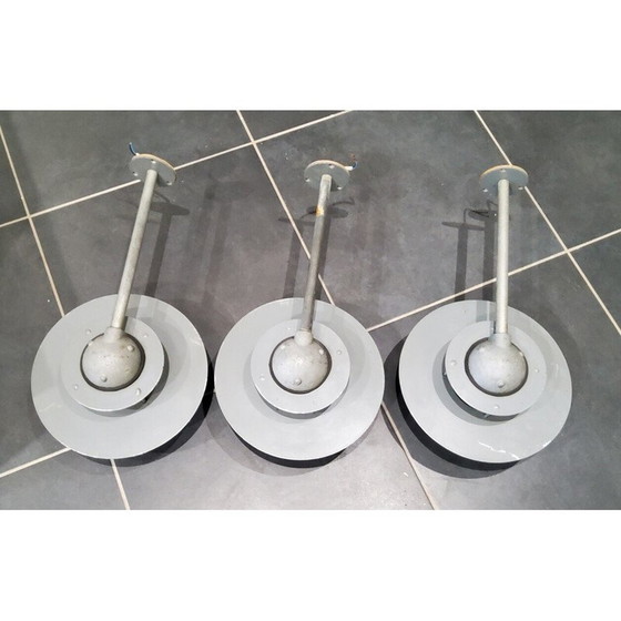 Image 1 of Vintage metal and glass wall lamp by Jens Møller-Jensen for Louis Poulsen, Denmark