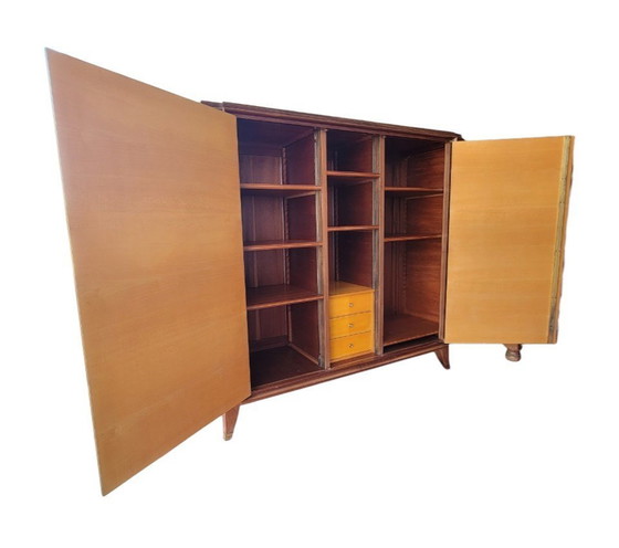 Image 1 of Art Deco Rosewood Wardrobe Jules & André Leleu