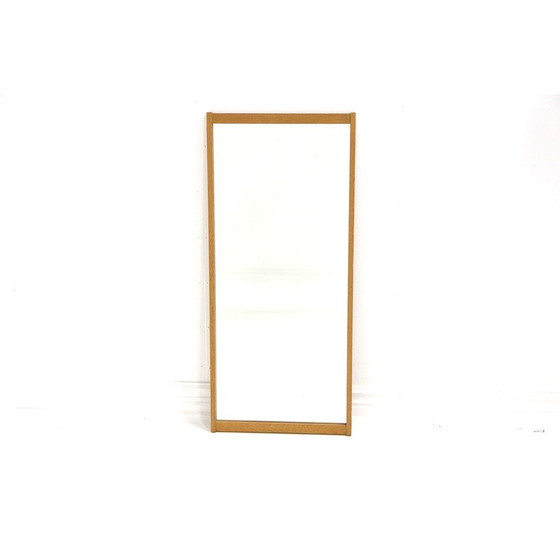 Image 1 of Specchio vintage in legno di quercia per Fröseke, Svezia, anni '60