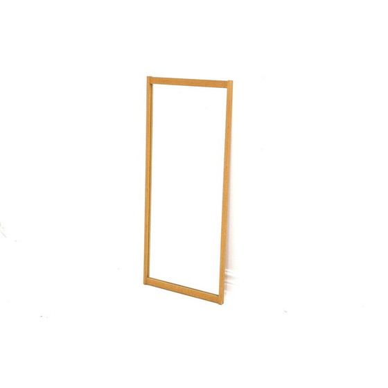 Image 1 of Specchio vintage in legno di quercia per Fröseke, Svezia, anni '60