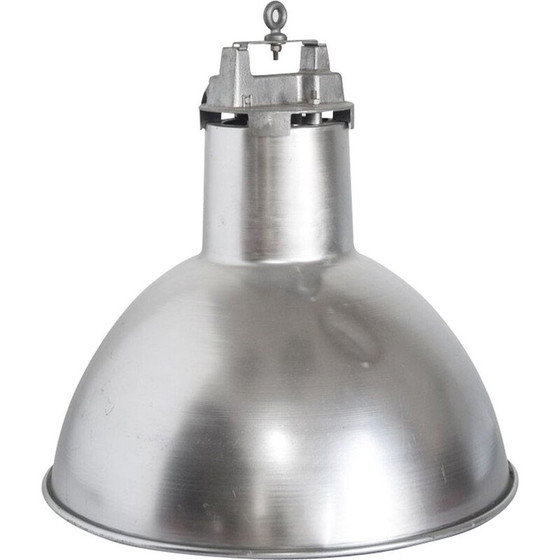 Image 1 of Lampada da soffitto industriale vintage in alluminio, Olanda 1980
