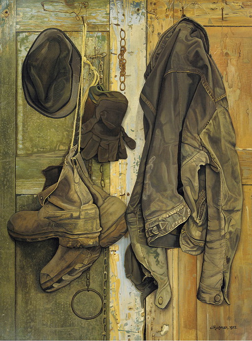 Jopie Huisman - Still life with leather jacket by Jelmer