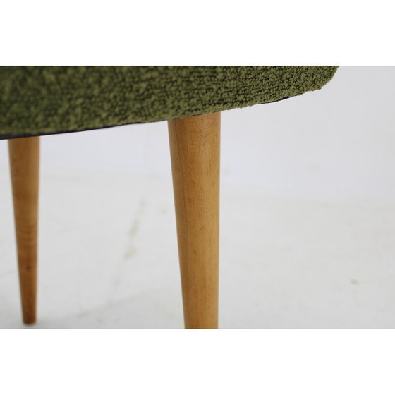 Image 1 of Pair of vintage beech stools, Czechoslovakia 1960